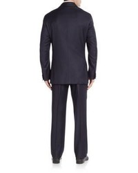 Isaia Regular Fit Checked Wool Suit