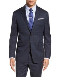 Todd Snyder White Label May Fair Trim Fit Windowpane Wool Suit