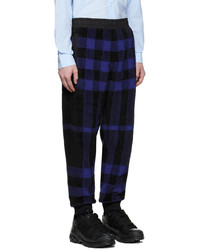 Burberry Blue Black Exploded Lounge Pants