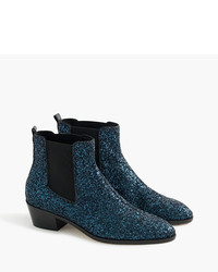 J.Crew Collection Chelsea Glitter Boots