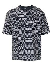 Giorgio Armani Chevron Print T Shirt