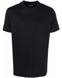 Emporio Armani Chevron Print T Shirt