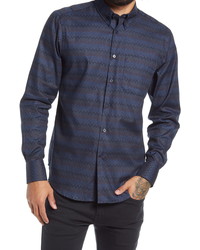 Naked & Famous Denim Relaxed Fit Zig Zag Shirt