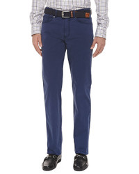 Peter Millar 5 Pocket Stretch Cotton Trousers Navy