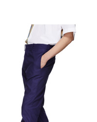 Marni Blue Canvas Trousers