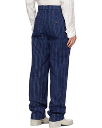 King & Tuckfield Blue Grant Trousers