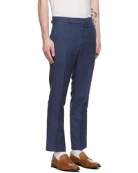 Ralph Lauren Purple Label Blue Gregory Suit Trousers
