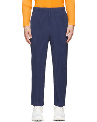 Homme Plissé Issey Miyake Blue Monthly Color February Trousers