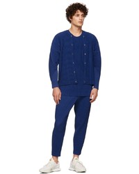 Homme Plissé Issey Miyake Blue Monthly Colors December Pants