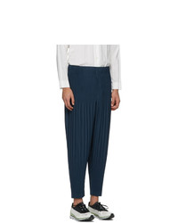 Homme Plissé Issey Miyake Blue Monthly Colors October Trousers