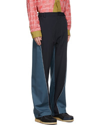 Paria Farzaneh Blue Navy Ron Woodroof Trousers