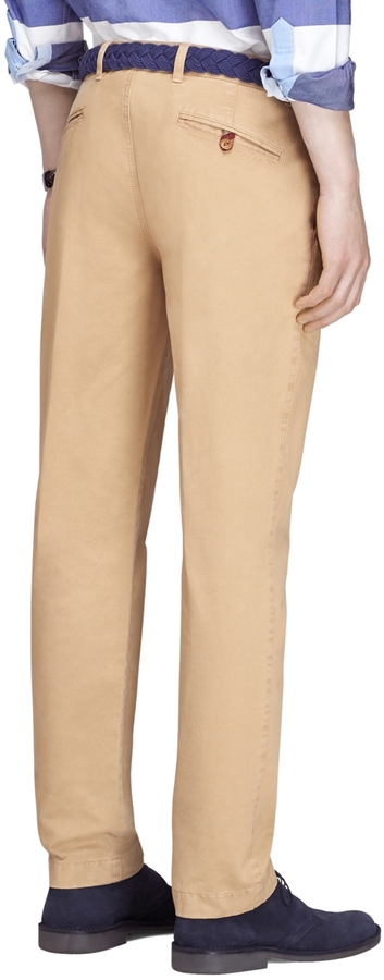 brooks brothers flannel lined chinos