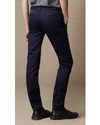 Burberry Heavy Cotton Twill Skinny Fit Chinos
