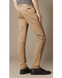 Burberry Heavy Cotton Twill Skinny Fit Chinos