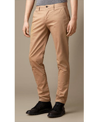 Burberry Skinny Fit Cotton Twill Chinos