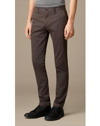 Burberry Skinny Fit Cotton Twill Chinos