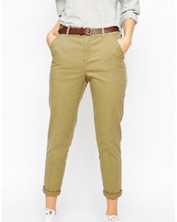 Asos Chino Pants With Belt