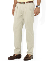 polo pleated chinos