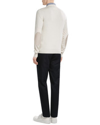 Maison Margiela Cotton Chinos With Linen