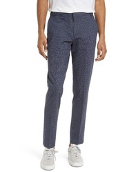 Nordstrom Crosshatch Fit Pants In Navy Crosshatch At