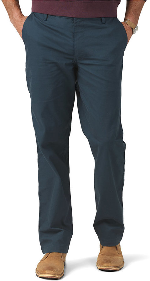 Dockers D2 Straight Fit Pacific On The Go Khaki Flat Front Pants ...