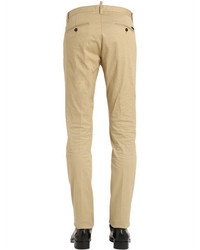 DSQUARED2 Tidy Stretch Cotton Drill Chino Pants