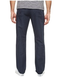 AG Adriano Goldschmied Graduate Tailored Leg Linen Pants In Sulfur Night Sea Casual Pants