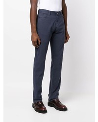 Canali High Rise Fitted Chinos