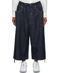 Fumito Ganryu Indigo Five Pocket Parkour Jeans