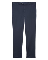 Brunello Cucinelli Italian Fit Gart Dyed Stretch Cotton Pants In C6238 Blue At Nordstrom