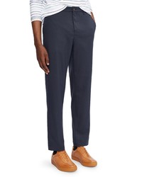 Ted Baker London Julien Plain Brushed Trousers In Navy At Nordstrom