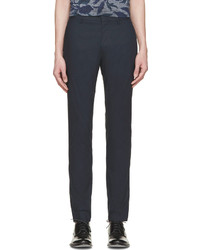 Burberry London Navy Classic Trousers