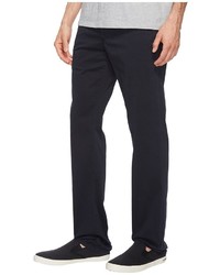 AG Adriano Goldschmied Lux Khaki Tailored Trousers In New Navy Casual Pants