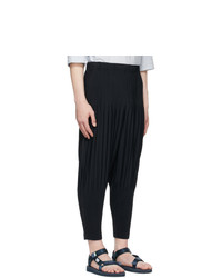 Homme Plissé Issey Miyake Navy Basics Trousers