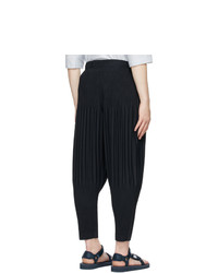 Homme Plissé Issey Miyake Navy Basics Trousers