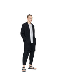 Homme Plissé Issey Miyake Navy Basics Trousers