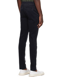 Frame Navy Brushed Trousers