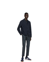 Ps By Paul Smith Navy Check Trousers