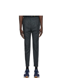 Ps By Paul Smith Navy Check Trousers