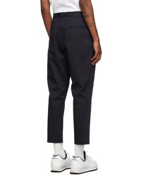 Comme des Garcons Homme Navy Cotton Chino Trousers