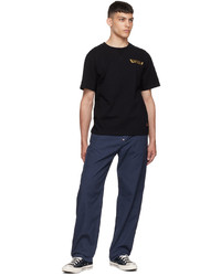 Evisu Navy Cotton Trousers