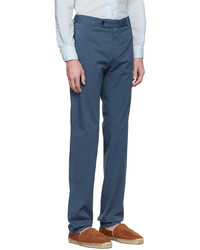 Massimo Alba Navy Cotton Winch2 Trousers