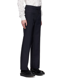 Courrèges Navy Creased Trousers