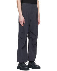 LE17SEPTEMBRE Navy Crinkled Trousers