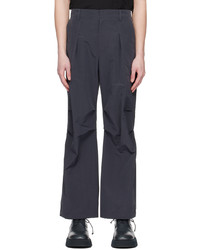 LE17SEPTEMBRE Navy Crinkled Trousers
