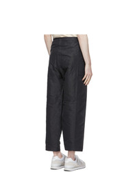 tss Navy Double Faced Easy Trousers