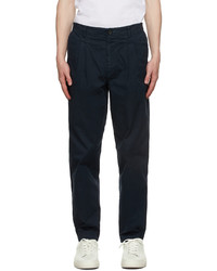 Ps By Paul Smith Navy Double Pocket Chino Trousers