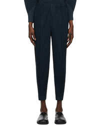 Homme Plissé Issey Miyake Navy October Trousers