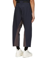 Hyein Seo Navy Polyester Trousers