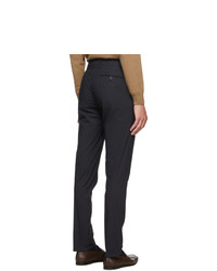 Dunhill Navy Poplin Chino Trousers